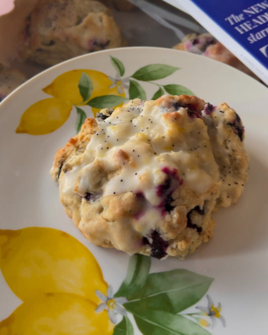 Blueberry Lemon Poppyseed Scone (individual)